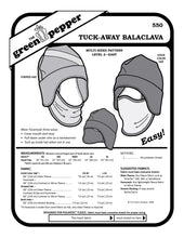 Load image into Gallery viewer, image of cover of 550 Tuck-away Balaclava sewing pattern

