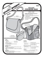 Load image into Gallery viewer, Image of the cover of the 555 Village Courier Bag sewing pattern
