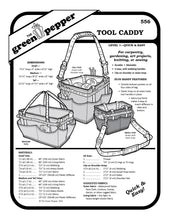 Load image into Gallery viewer, image of sewing pattern cover for 556 Tool Caddy pattern.
