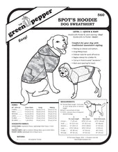 Load image into Gallery viewer, Image of 560 Spot's Hoodie Dog Sweatshirt sewing pattern cover.
