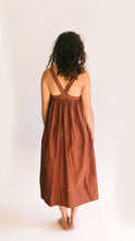 Load image into Gallery viewer, Back view of Jumper.  Model stands in front of white backdrop.

