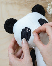 Load image into Gallery viewer, Sewing Pattern Bear, Lion, Panda Stuffed Animal
