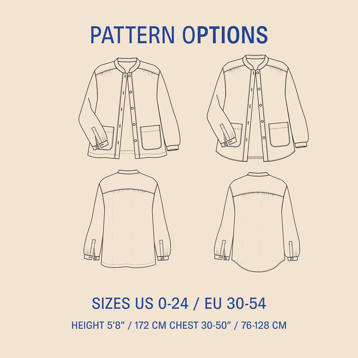 Artist Jacket Sewing Pattern – Empire Make Space
