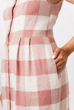 Load image into Gallery viewer, ASTERI button down dress &amp; vest
