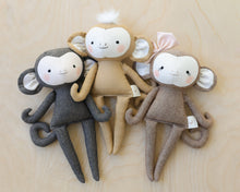 Load image into Gallery viewer, Monkey Soft Toy Sewing Pattern
