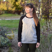 Load image into Gallery viewer, Boxy Raglan Sweater sewing pattern Wardrobe By Me
