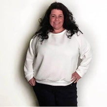 Load image into Gallery viewer, Boxy Raglan Sweater sewing pattern Wardrobe By Me
