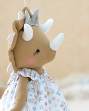 Load image into Gallery viewer, Triceratops Dinosaur Doll Sewing Pattern
