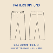 Load image into Gallery viewer, Cocoon Pants sewing pattern Wardrobe By Me
