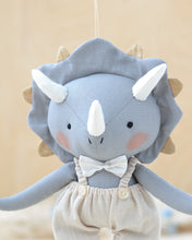 Load image into Gallery viewer, Triceratops Dinosaur Doll Sewing Pattern
