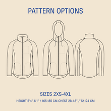 Load image into Gallery viewer, Men's Fleece jacket pattern Wardrobe By Me
