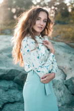 Load image into Gallery viewer, Long-sleeved blouse sewing pattern
