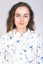 Load image into Gallery viewer, Rounded collar blouse sewing pattern

