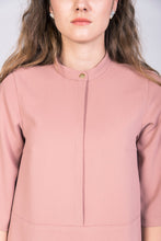 Load image into Gallery viewer, Stand-up collar dress sewing pattern
