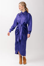 Load image into Gallery viewer, ILTA ruched shirt dress
