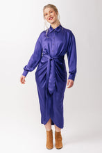 Load image into Gallery viewer, ILTA ruched shirt dress
