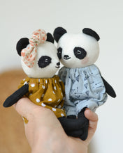 Load image into Gallery viewer, Sewing Pattern - Mini bear, panda and lion doll
