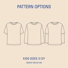 Load image into Gallery viewer, Kids T-shirt Sewing Pattern Wardrobe By Me
