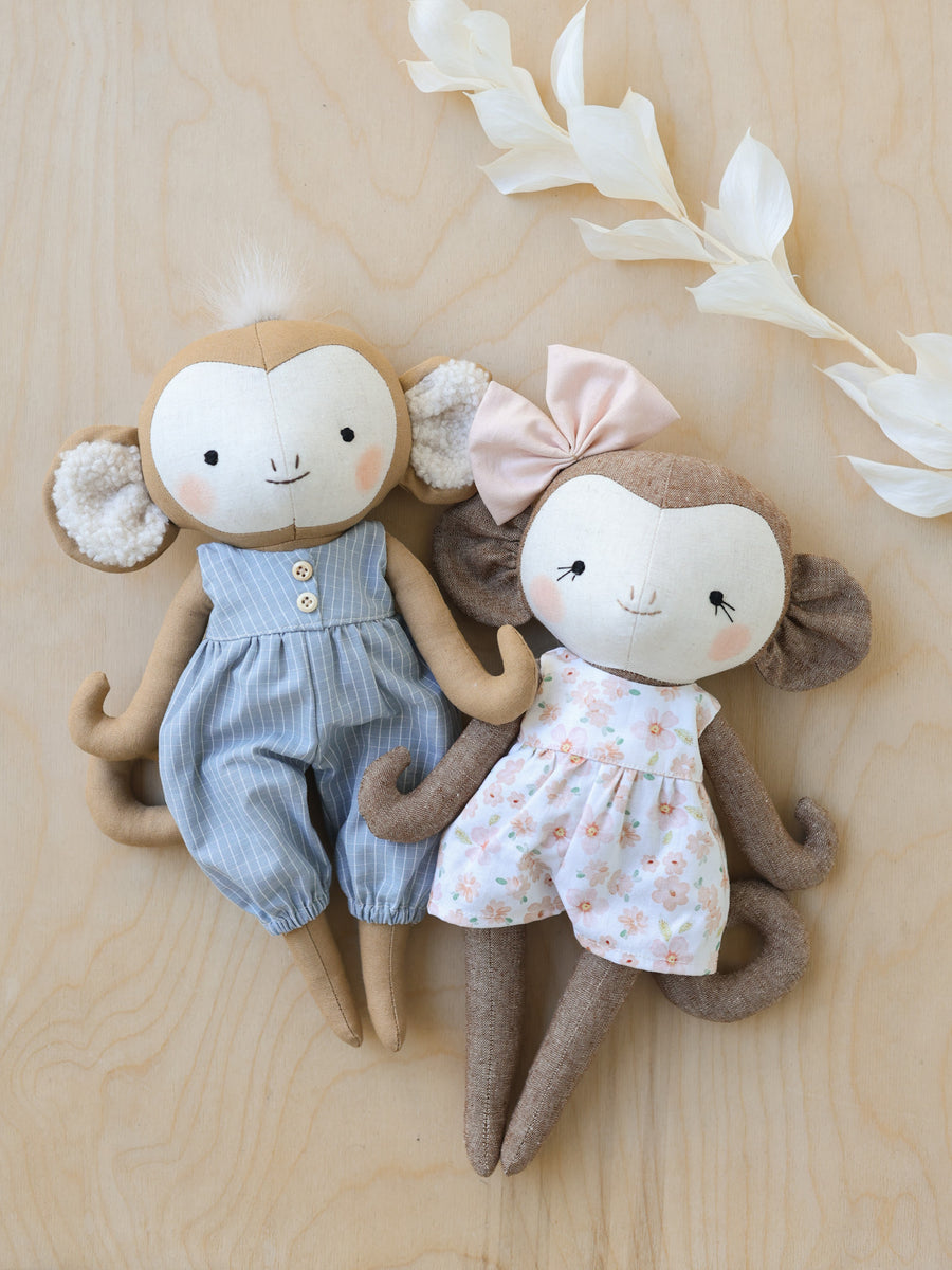 Monkey Soft Toy Sewing Pattern – Empire Make Space
