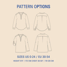 Load image into Gallery viewer, Perfect Tunic sewing pattern Wardrobe By Me
