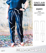 Load image into Gallery viewer, Poppy easy fitting pants for woven fabrics (PDF)
