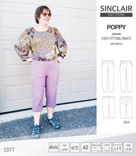 Load image into Gallery viewer, Poppy easy fitting pants for woven fabrics (PDF)
