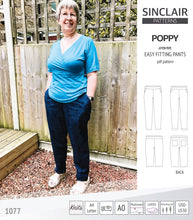 Load image into Gallery viewer, Poppy easy fitting pants for woven fabrics (PDF)
