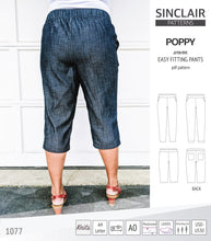 Load image into Gallery viewer, Poppy easy fitting pants for woven fabrics (PDF)
