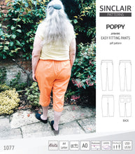 Load image into Gallery viewer, Poppy easy fitting pants for woven fabrics (PDF)

