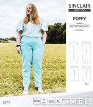 Load image into Gallery viewer, Poppy easy fitting pants for woven fabrics (PDF)

