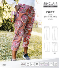 Load image into Gallery viewer, Poppy easy fitting pants for woven fabrics (PDF)
