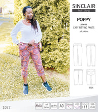 Load image into Gallery viewer, Poppy easy fitting pants for woven fabrics (PDF)
