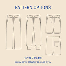 Load image into Gallery viewer, Sweatpants sewing pattern
