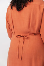 Load image into Gallery viewer, Dress with a back tie sewing pattern
