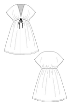 Load image into Gallery viewer, SUVI caftan mini &amp; maxi dress
