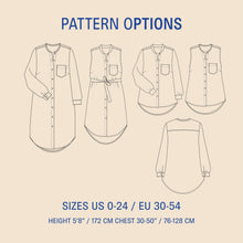 Load image into Gallery viewer, Savannah Shirt Sewing Pattern Wardrobe By Me
