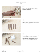 Load image into Gallery viewer, Sewing Pattern - Dog doll + 2 outfits
