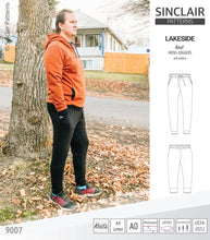Load image into Gallery viewer, Pdf sewing pattern Lakeside knit joggers for men by Sinclair Patterns
