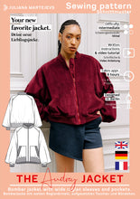 Load image into Gallery viewer, Bomberjacke Schnittmuster AUDREY
