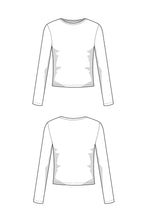 Load image into Gallery viewer, Basic Langarmshirt Schnittmuster
