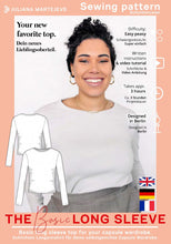 Load image into Gallery viewer, Basic Langarmshirt Schnittmuster
