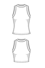 Load image into Gallery viewer, Basic Tanktop Schnittmuster
