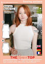 Load image into Gallery viewer, Basic Tanktop Schnittmuster
