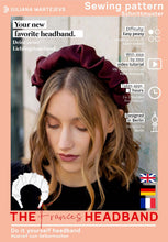 Load image into Gallery viewer, Scrunchie Haarreif Schnittmuster FRANCES

