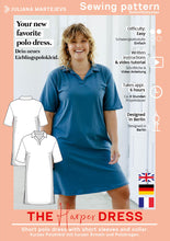 Load image into Gallery viewer, Kurzes Polokleid Schnittmuster HARPER
