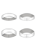 Load image into Gallery viewer, Jersey Haarband Schnittmuster HELENA
