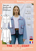 Load image into Gallery viewer, Kurzmantel Schnittmuster NELLY
