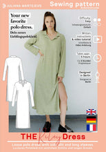 Load image into Gallery viewer, Polokleid Schnittmuster RILEY
