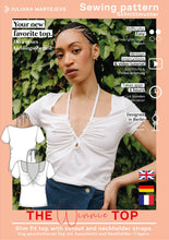 Load image into Gallery viewer, Neckholder Top Schnittmuster WINNIE
