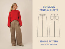 Load image into Gallery viewer, WBM-Bermuda Pants and shorts sewing pattern
